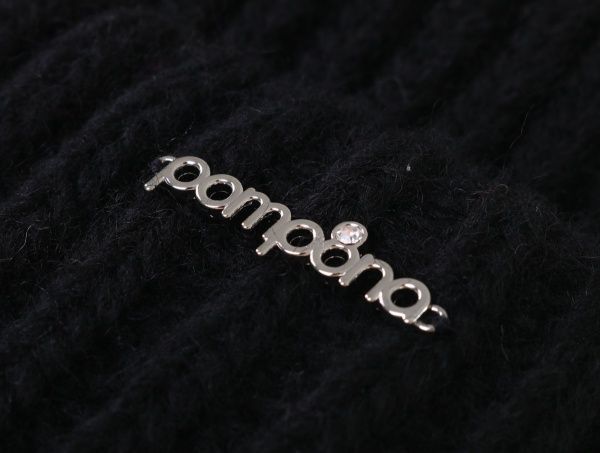 Комплект шапка + снуд Pompona для девочек р.1 черный 20 Z P 35 k 