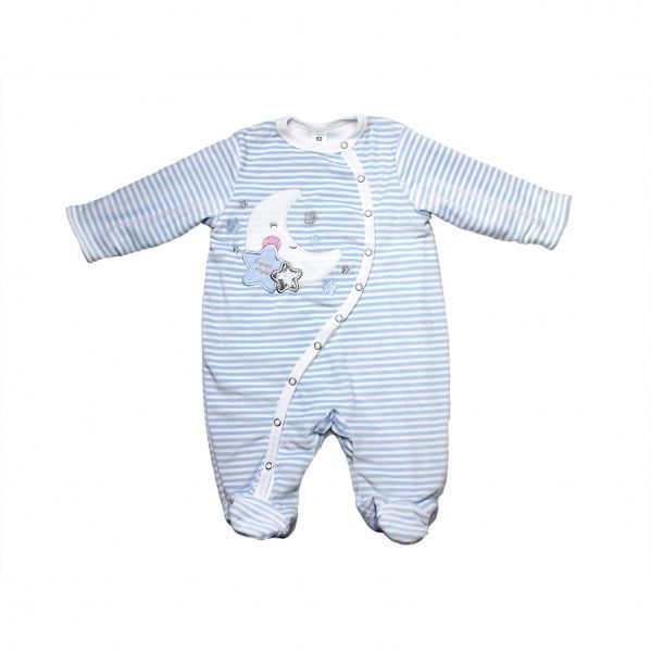 Комбинезон для мальчиков Danaya ЗО20-36/7 синий в полоску р.62 