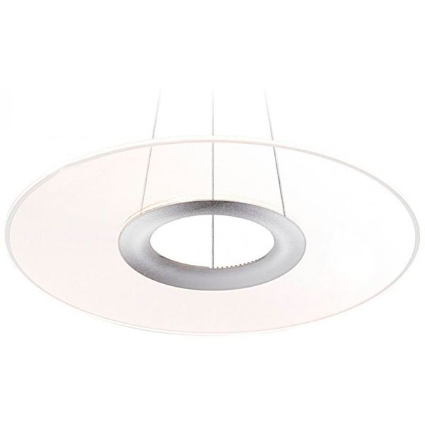 Люстра світлодіодна Intelite IFP-32TW-C Airlight з пультом ДК 32 Вт прозорий/хром 