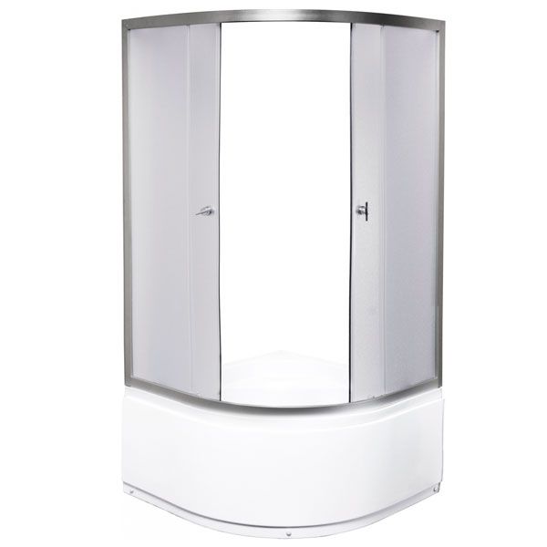 Душевая кабина UP! (Underprice) HK-8140 Q 900x900x1940 профиль сатин, стекло pear