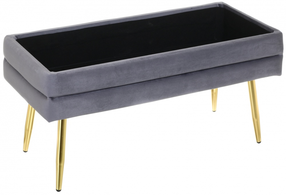 Пуф-банкетка KD 375х420х795 мм серый (VWF19A230VA-56A-M)