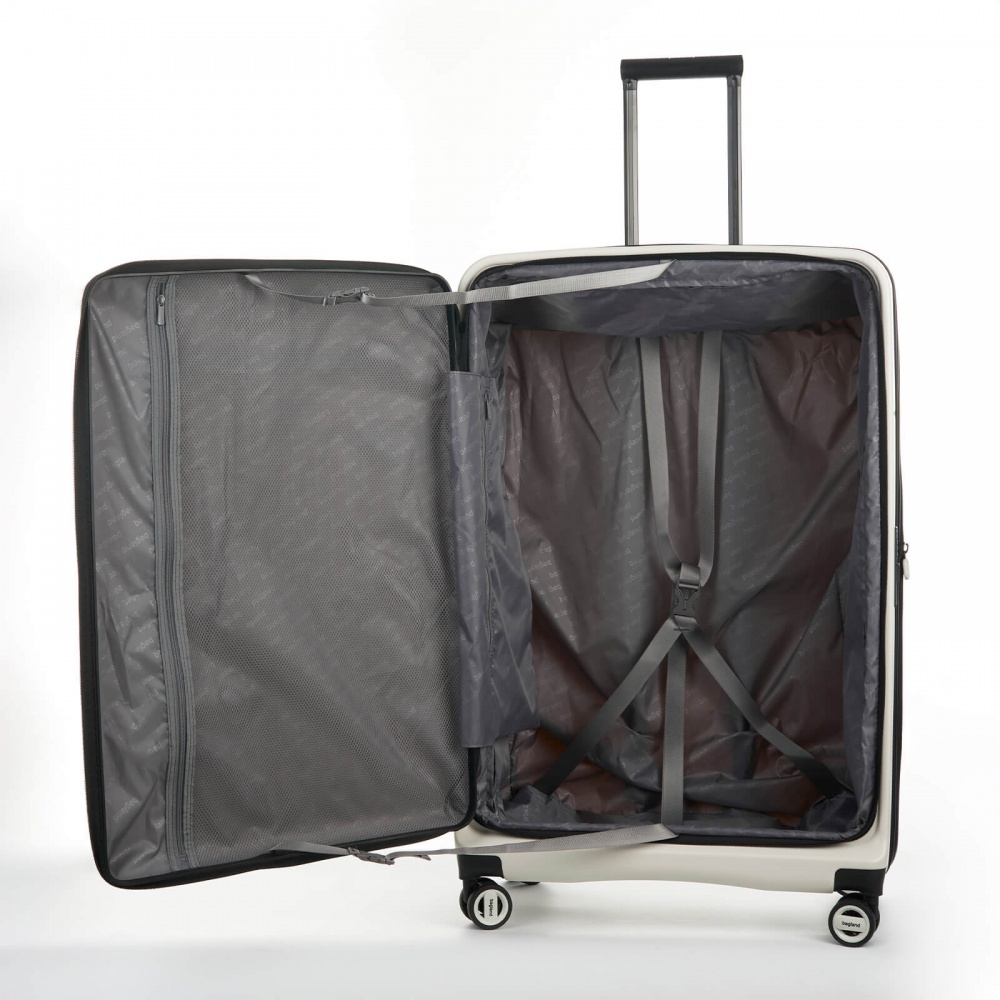 Чемодан Bagland VELO S 40 л белый