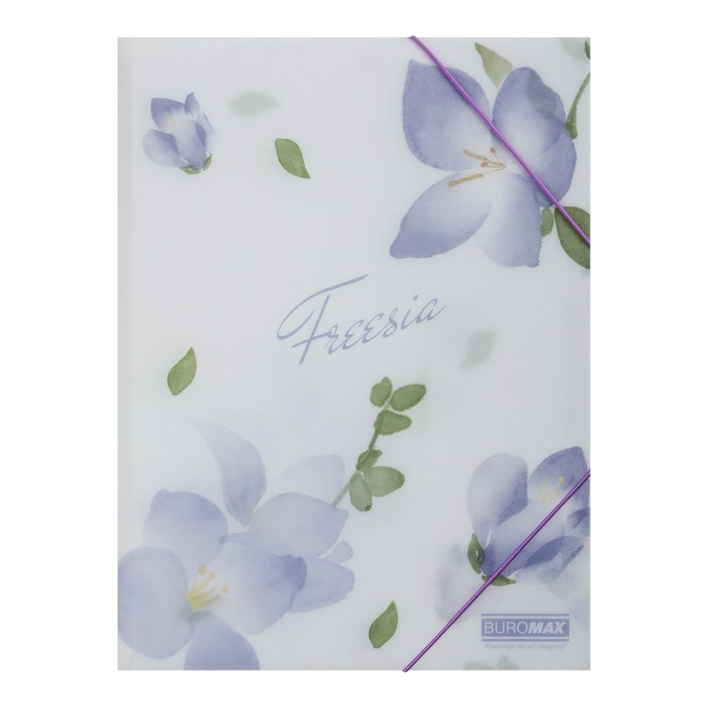 Папка на резинці ARABESKI А4 бузковий Buromax BM.3908-26