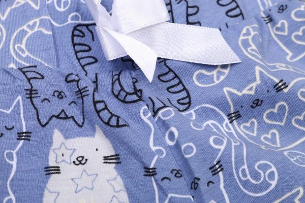 Піжама жіноча Roksana Kaleidoskope 771/16419 р. S синій із сірим 