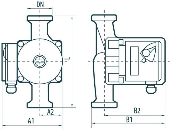 Циркуляційний насос Насосы плюс оборудование BPS 25-6-130