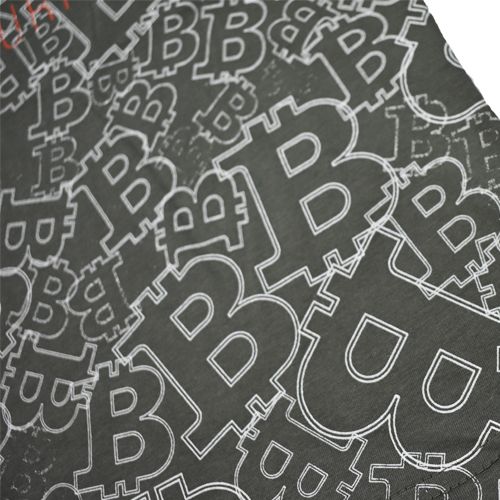 Футболка для мальчика Macma Bitcoin р.140 зеленый 9002 