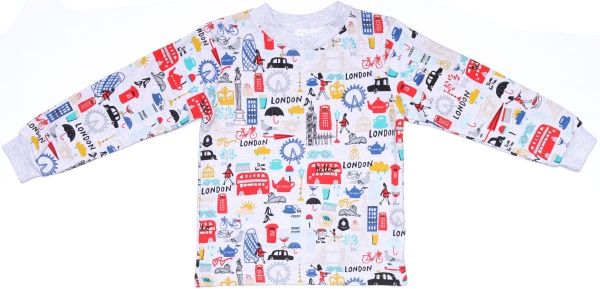 Піжама для хлопчиків Татошка р.122 білий із принтом 102202 