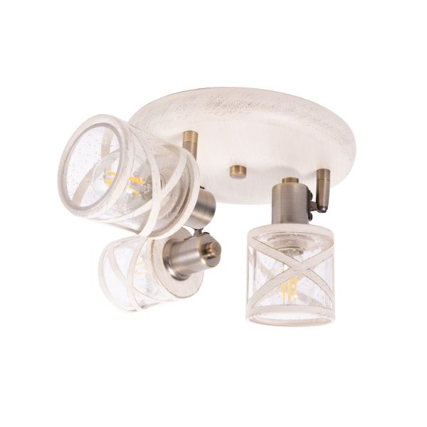 Спот Altalusse INL-6146C-03 3x40 Вт E14 антична бронза/слонова кістка 