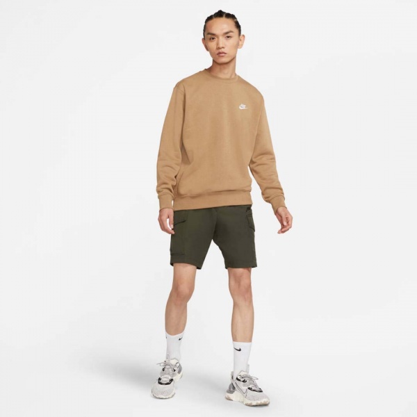 Світшот Nike M NSW CLUB CRW BB BV2662-258 р. M бежевий