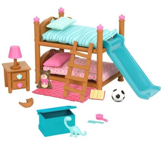 Ігровий набір Li'l Woodzeez Двоповерхове ліжко для дитячої кімнати 6169Z 