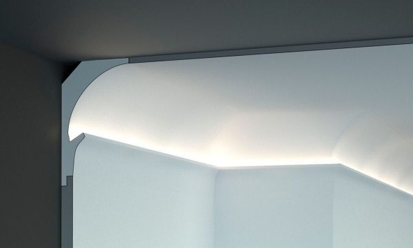 Карниз Tesori KD 202 white 1150x150x90мм 