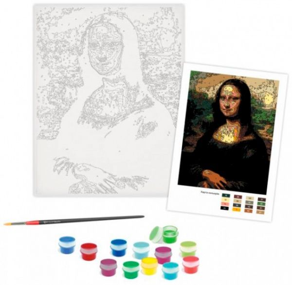 Картина за номерами акриловий живопис за номерами Джоконда Rosa Start 