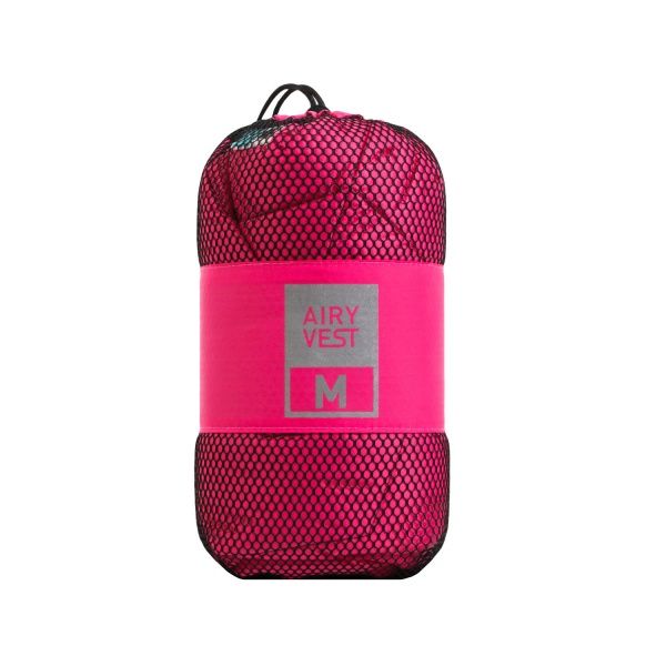 Підстилка Airy Vest для собак М 80х55 см рожево-чорна