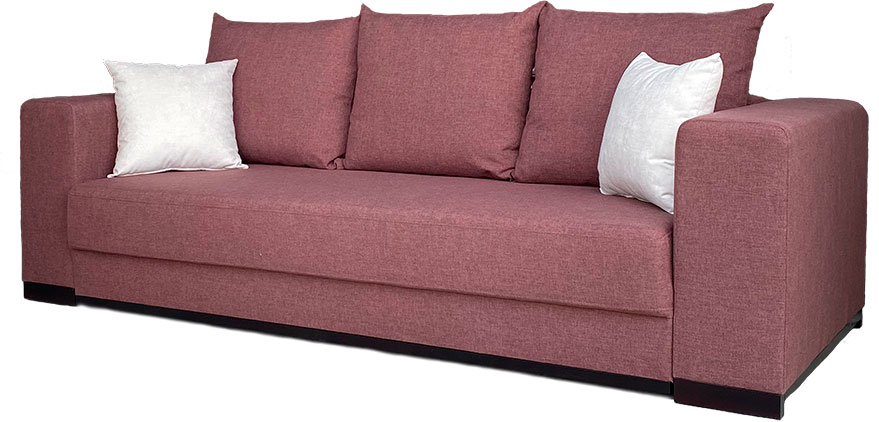 Диван прямий Веко мебель Оскар малиновий 2500x1060x950 мм