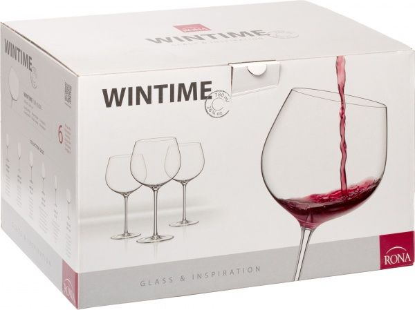 Набор бокалов для вина Wintime 780 мл 6 шт. Rona