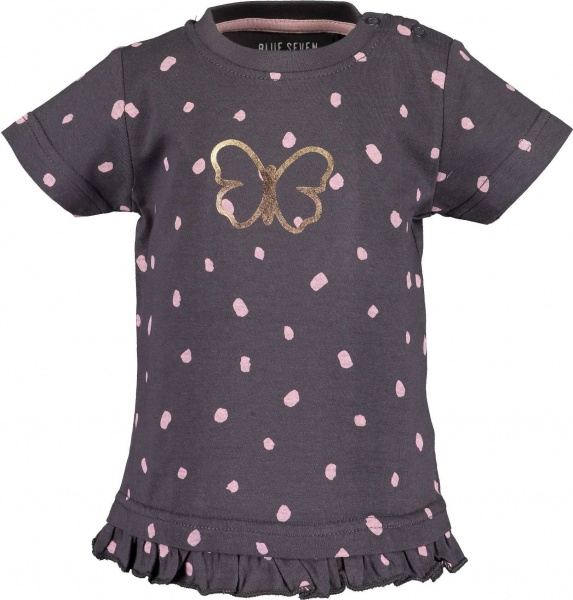 Футболка для девочек Blue Seven р.74 темно-серый 901112 X_991_р.74 