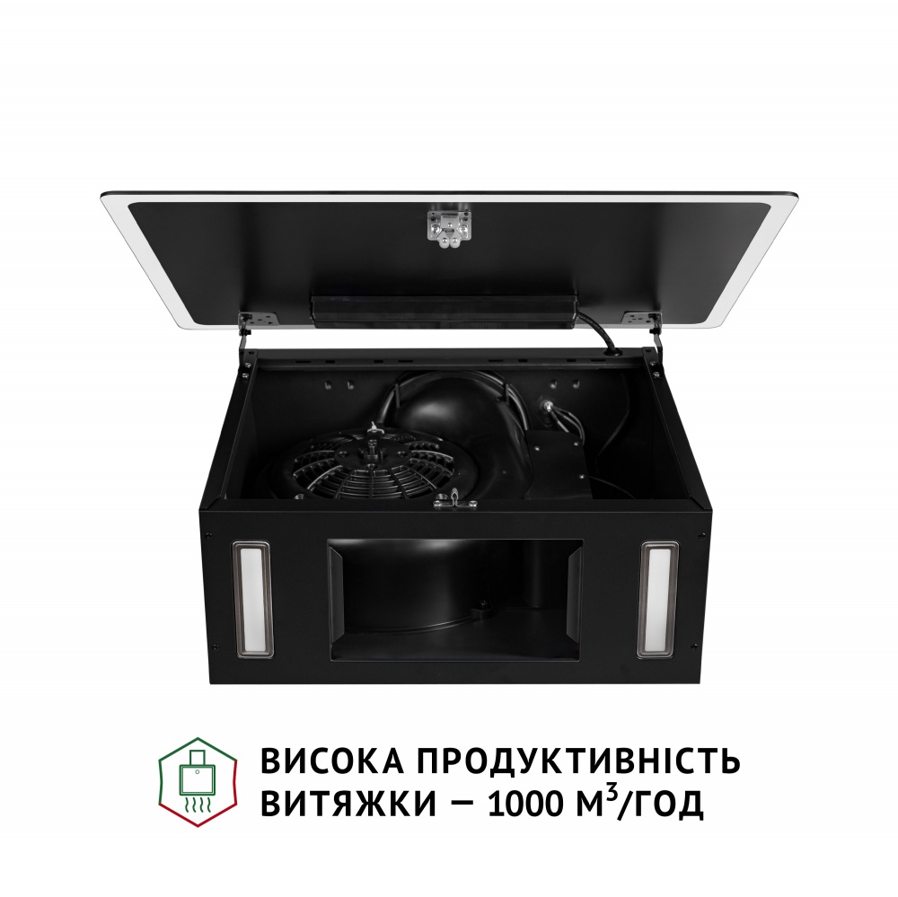 Вытяжка Perfelli RIVA NERO декоративная наклонная