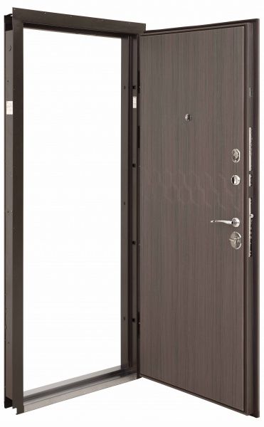 Двері вхідні Abwehr АП2-391 086Л (БТ) + пластик Kale257/Kale252 бетон темний 2050х860мм ліві