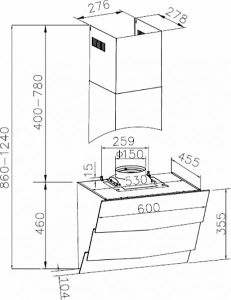 Витяжка Hansa OKP 6546 SH