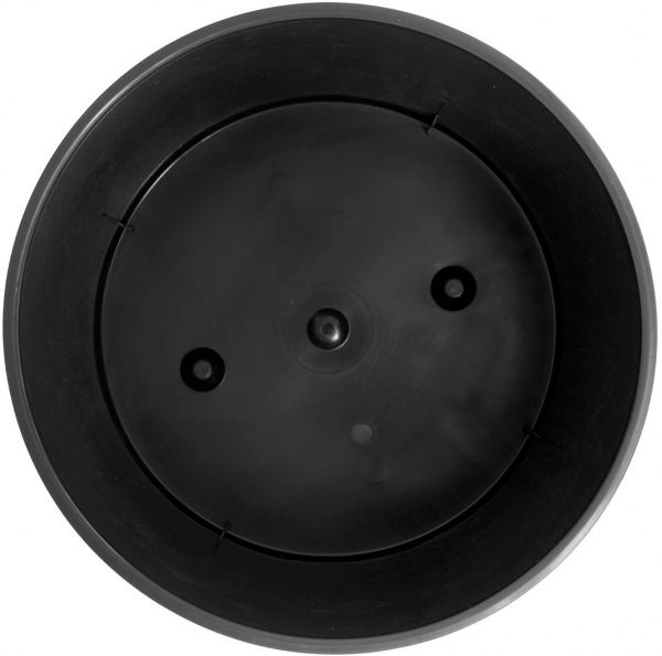 Горщик пластиковий Lamela Лілія круглий 120,5л капучино/чорний (549) 