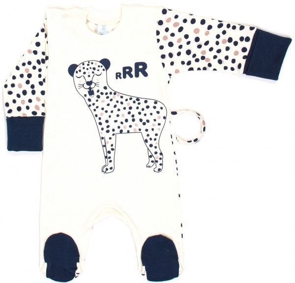 Чоловічок Baby Veres Leo р.62 молочний/синій 