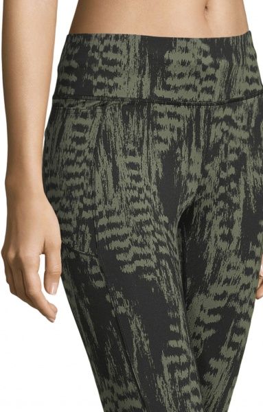 Лосины Casall Iconic Printed 7/8 Tights 21501-187 р.36 зеленый
