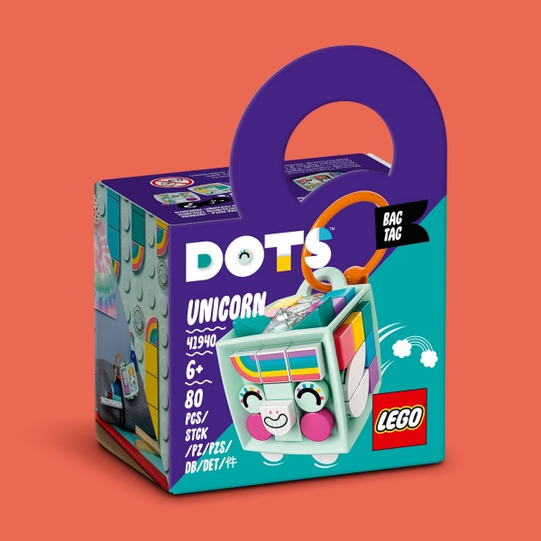 Конструктор LEGO Dots Брелок для сумочки «Єдиноріг» 41940