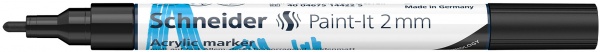 Маркер акриловый Schneider Paint-it 310 2 мм S120101 черный 