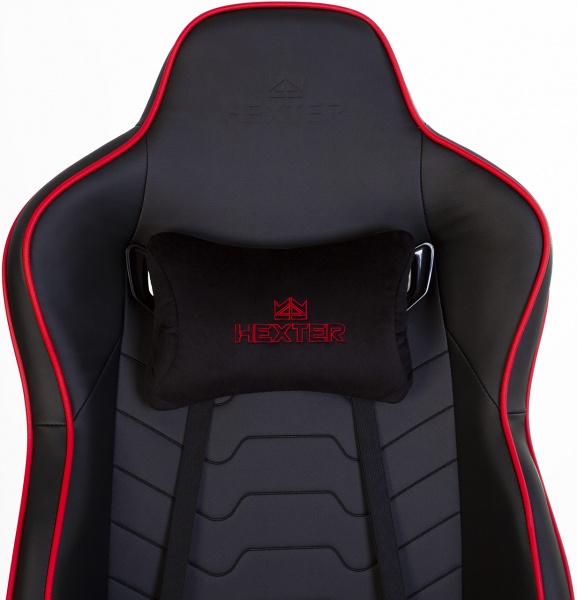 Кресло Nowy Styl HEXTER MX R1D TILT PL70 ECO/02 BLACK/RED FR черный/красный 