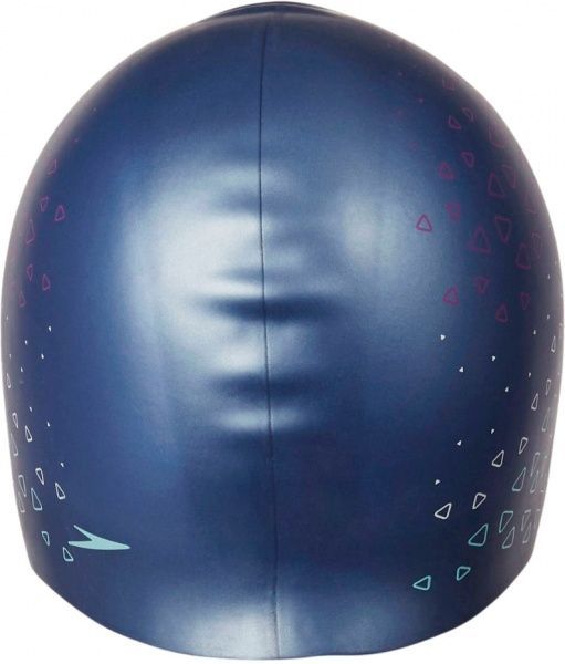 Шапочка для плавания Speedo Luna Vision 809337B435 one size серыйсиний
