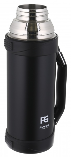 Термос туристический 1200 мл Obsidian черный XTH8-120 Flamberg Premium