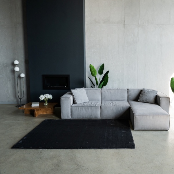 Коврик Dariana Rabbit Classic 160x220 см dark grey 