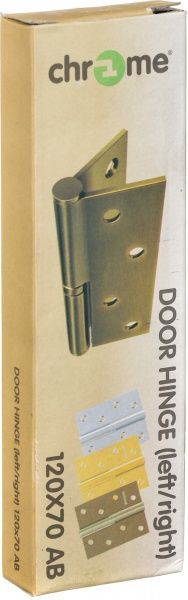 Петля столярна 76937 120x35x2,5 мм латунь права 2 шт