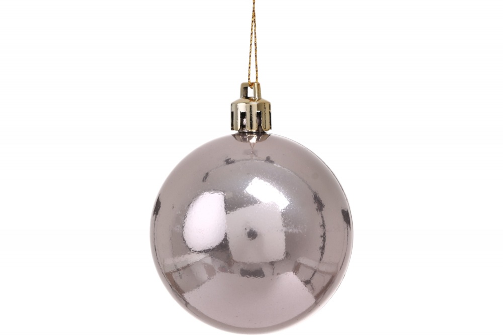 Набор елочных шаров жемчужина розовато-золотая d 60 мм 15 шт./уп.