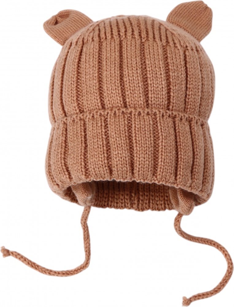 Шапка HW дитяча з мотузочками р.50-52 коричнева бронза