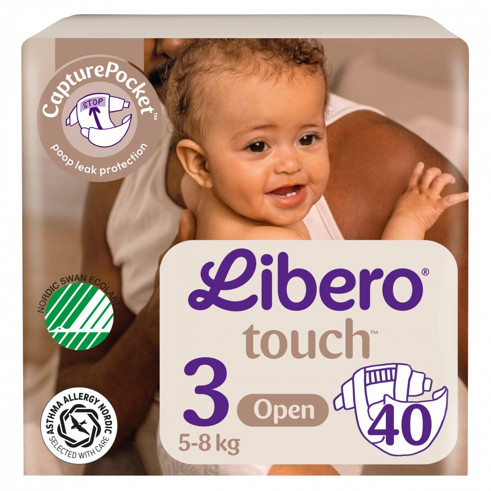Підгузки Libero Touch 3 5-8 кг 40 шт.