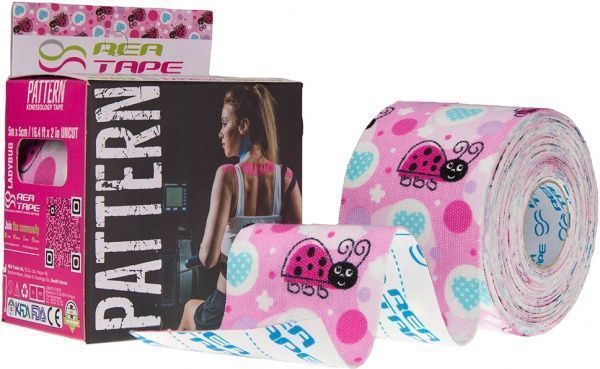 Кінезіологічний тейп REA TAPE REA-Pattern-Ladybug різнокольоровий