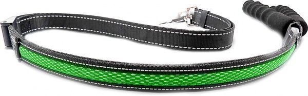 Поводок AnimAll регулируемый LED 2.5/120-150 см, зеленый