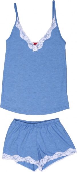 Піжама жіноча Levtam Ніжність р. S блакитний 