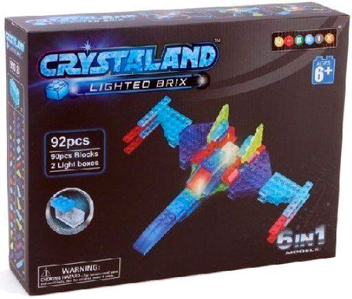 Конструктор Crystaland Воздушное судно и робот 6 в 1