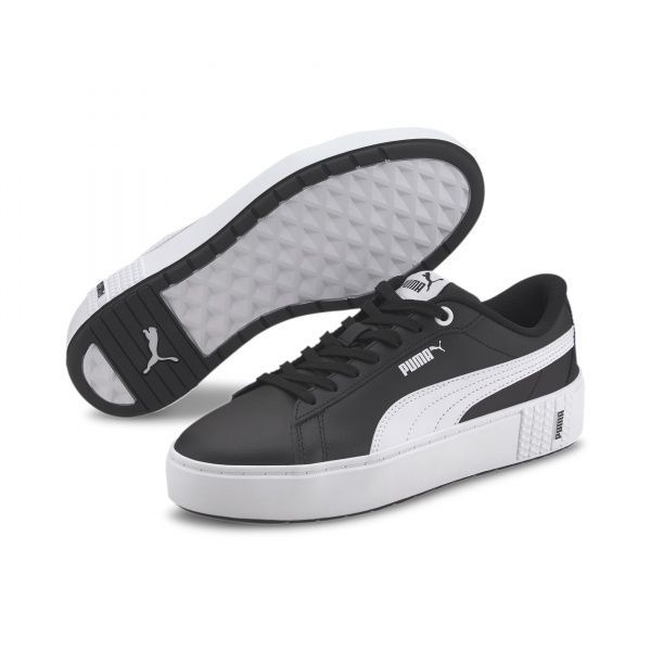Кроссовки Puma Smash Platform v2 L 37303504 р.UK 5,5 черный белый