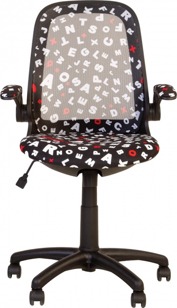 Кресло детское Nowy Styl GLORY GTP BLACK KIDS TILT PL62 (CH) OD-07/SPR-10 черный/с буквами 