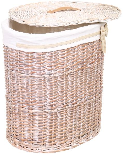 Корзина плетеная с текстилем Tony Bridge Basket детская 53x39x60 см HQ10-073-1 