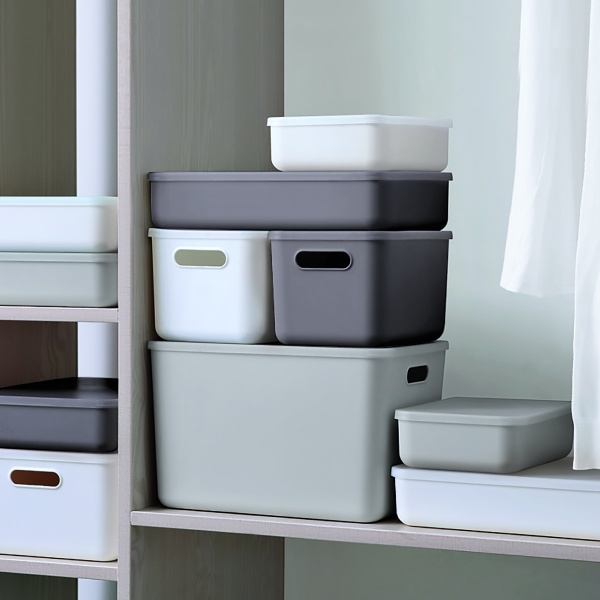 Ящик для хранения MVM FH-14 GRAY XXL 250x360x257 мм