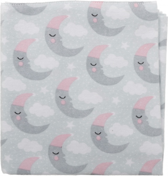 Пеленка Luna Kids Moon 90x90 см серый 