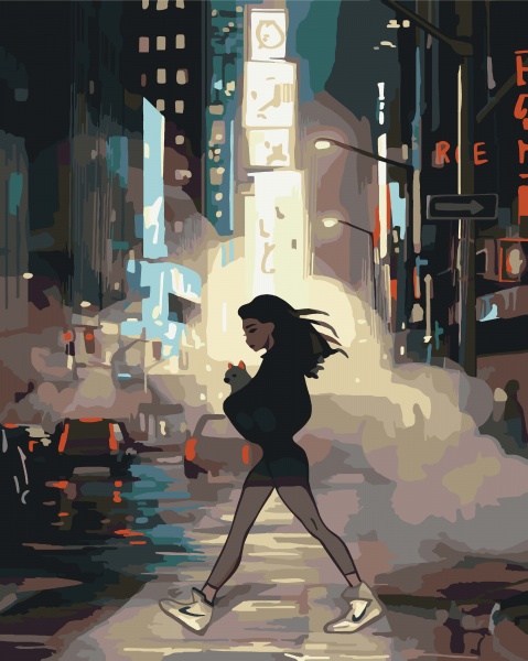 Картина за номерами Прогулянка у Нью-Йорку 10364-AC 40х50 см ArtCraft 