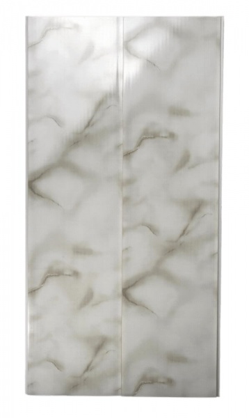 3D-панель с ПВХ УВПП 250х8х3000 мм мрамор темно-бежевый глянец