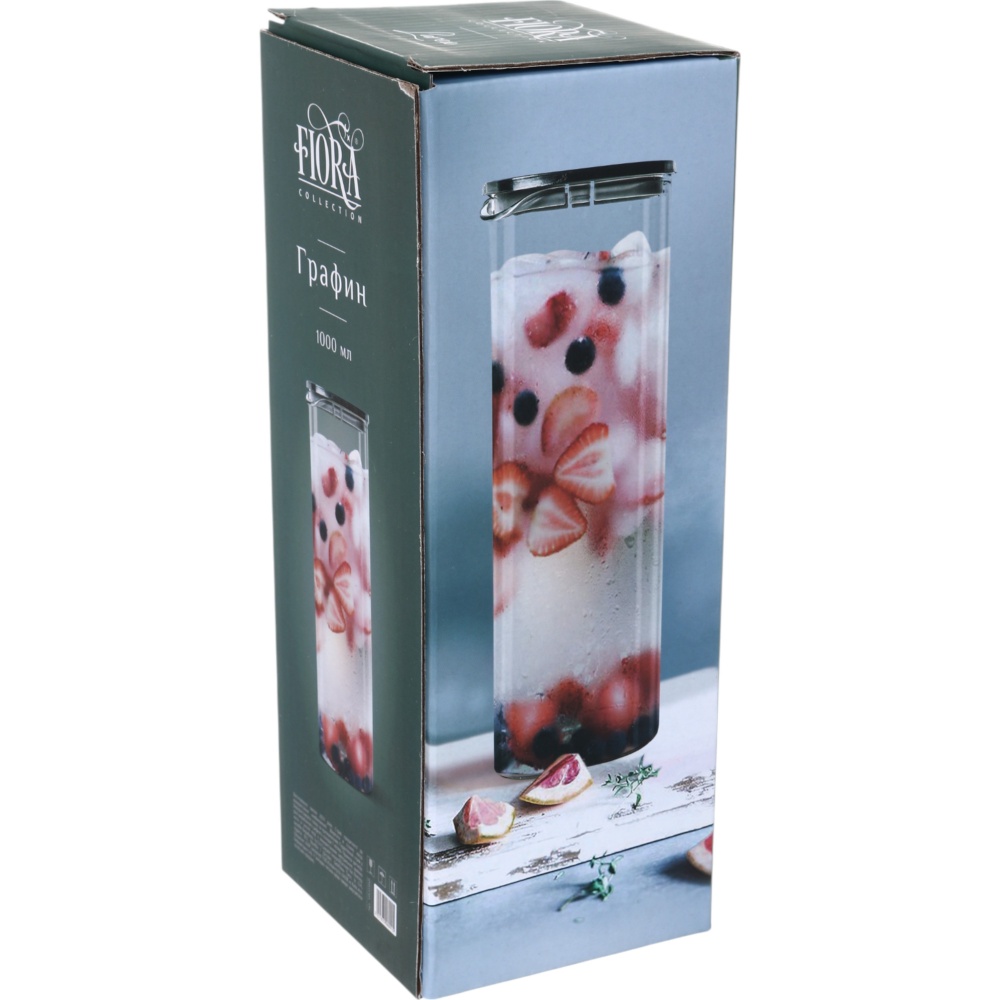 Графин Fiora с крышкой Laren 1000 мл