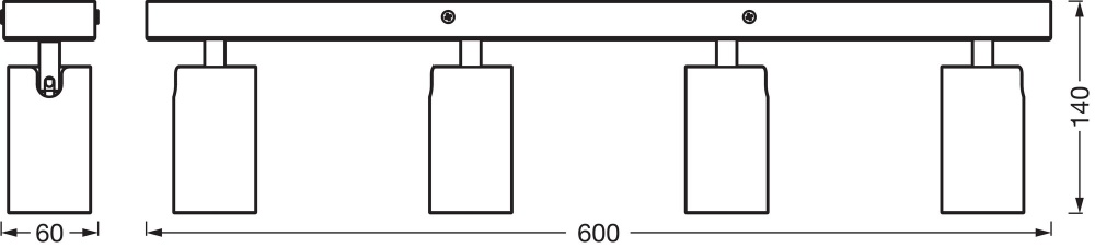 Спот Ledvance Octagon 3x3,4 Вт GU10 белый