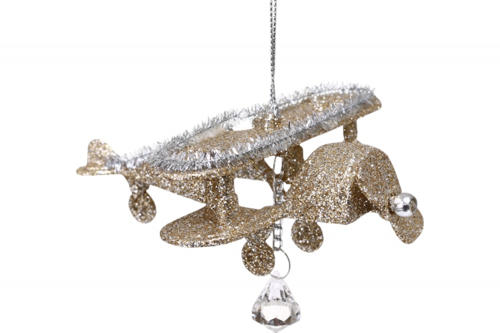 Подвеска пластиковая планер с присыпкой 11 см в ассортименте F22590313+315